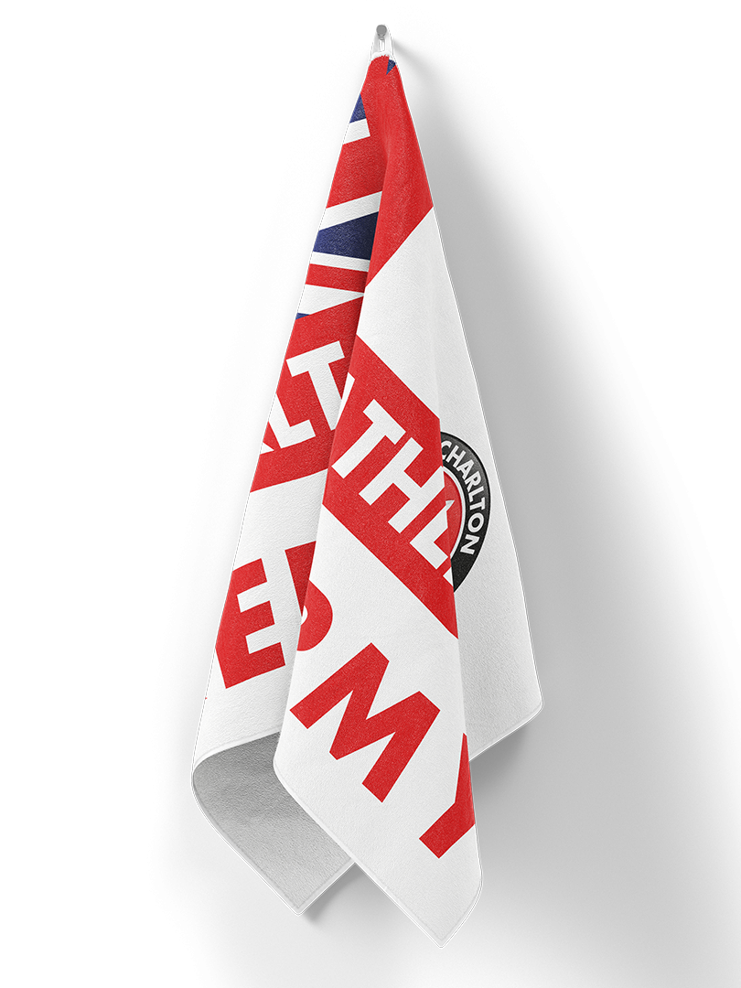 Red Army Flag Beach Towel